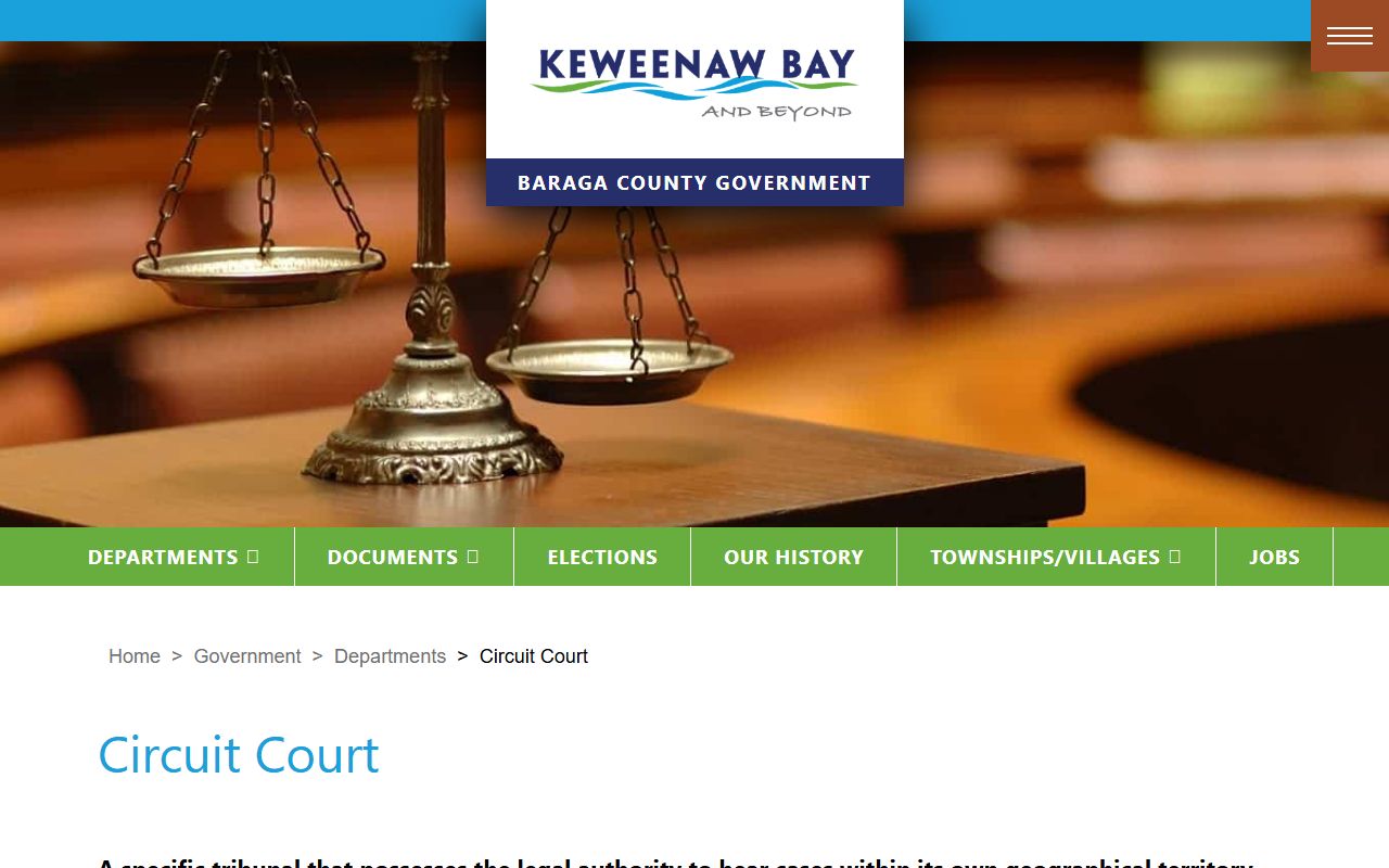 Baraga County Circuit Court records