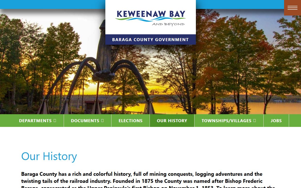 Baraga County history court records