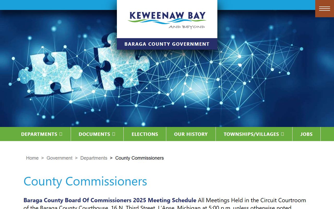 Baraga County courthouse government offices